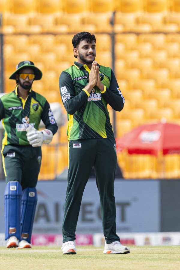 During Match No 08 of Adani MP League T20 2025 played between Chambhal Ghariyal and Rewa Jaguars held at Shrimant Madhav Rao Scindia Cricket Stadium, Gwalior on 16th June 2025
 
© Adimazes/MPLeagueT20