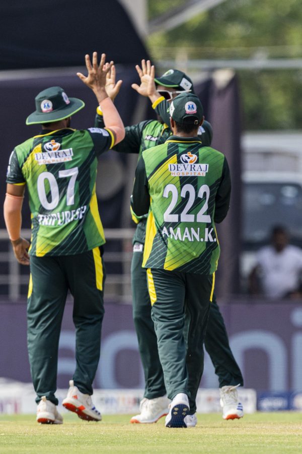 During Match No 08 of Adani MP League T20 2025 played between Chambhal Ghariyal and Rewa Jaguars held at Shrimant Madhav Rao Scindia Cricket Stadium, Gwalior on 16th June 2025
 
© Adimazes/MPLeagueT20