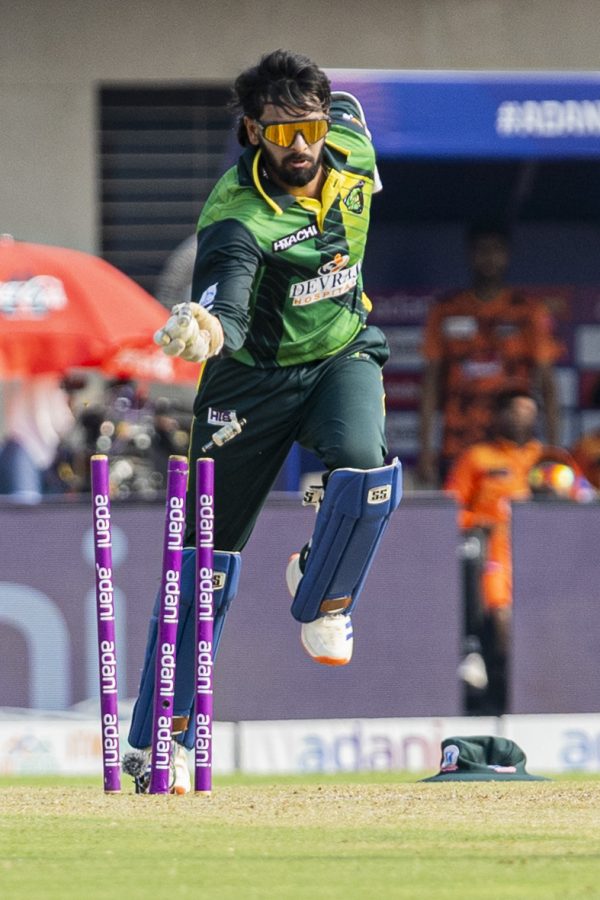 During Match No 08 of Adani MP League T20 2025 played between Chambhal Ghariyal and Rewa Jaguars held at Shrimant Madhav Rao Scindia Cricket Stadium, Gwalior on 16th June 2025
 
© Adimazes/MPLeagueT20